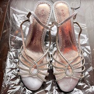 Anthropologie Sacha London wedding sandal size 8